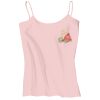 Juniors 1x1 Rib Spaghetti Strap Tank Thumbnail