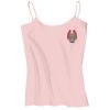 Juniors 1x1 Rib Spaghetti Strap Tank Thumbnail