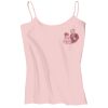 Juniors 1x1 Rib Spaghetti Strap Tank Thumbnail