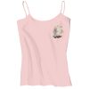 Juniors 1x1 Rib Spaghetti Strap Tank Thumbnail