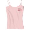 Juniors 1x1 Rib Spaghetti Strap Tank Thumbnail