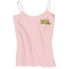 Juniors 1x1 Rib Spaghetti Strap Tank Thumbnail
