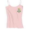 Juniors 1x1 Rib Spaghetti Strap Tank Thumbnail