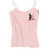 Juniors 1x1 Rib Spaghetti Strap Tank Thumbnail
