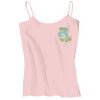 Juniors 1x1 Rib Spaghetti Strap Tank Thumbnail