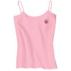 Juniors 1x1 Rib Spaghetti Strap Tank Thumbnail