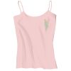 Juniors 1x1 Rib Spaghetti Strap Tank Thumbnail