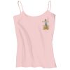 Juniors 1x1 Rib Spaghetti Strap Tank Thumbnail