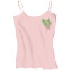 Juniors 1x1 Rib Spaghetti Strap Tank Thumbnail
