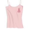 Juniors 1x1 Rib Spaghetti Strap Tank Thumbnail