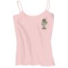 Juniors 1x1 Rib Spaghetti Strap Tank Thumbnail