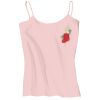Juniors 1x1 Rib Spaghetti Strap Tank Thumbnail