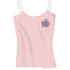 Juniors 1x1 Rib Spaghetti Strap Tank Thumbnail