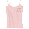Juniors 1x1 Rib Spaghetti Strap Tank Thumbnail