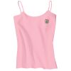 Juniors 1x1 Rib Spaghetti Strap Tank Thumbnail