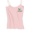 Juniors 1x1 Rib Spaghetti Strap Tank Thumbnail