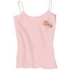 Juniors 1x1 Rib Spaghetti Strap Tank Thumbnail