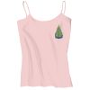 Juniors 1x1 Rib Spaghetti Strap Tank Thumbnail