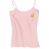 Juniors 1x1 Rib Spaghetti Strap Tank Thumbnail