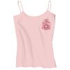 Juniors 1x1 Rib Spaghetti Strap Tank Thumbnail