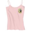 Juniors 1x1 Rib Spaghetti Strap Tank Thumbnail