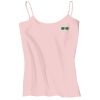 Juniors 1x1 Rib Spaghetti Strap Tank Thumbnail