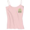 Juniors 1x1 Rib Spaghetti Strap Tank Thumbnail
