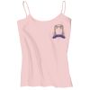 Juniors 1x1 Rib Spaghetti Strap Tank Thumbnail