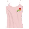 Juniors 1x1 Rib Spaghetti Strap Tank Thumbnail