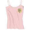 Juniors 1x1 Rib Spaghetti Strap Tank Thumbnail