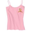 Juniors 1x1 Rib Spaghetti Strap Tank Thumbnail