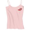 Juniors 1x1 Rib Spaghetti Strap Tank Thumbnail
