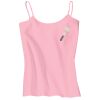 Juniors 1x1 Rib Spaghetti Strap Tank Thumbnail