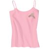 Juniors 1x1 Rib Spaghetti Strap Tank Thumbnail