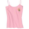 Juniors 1x1 Rib Spaghetti Strap Tank Thumbnail
