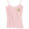 Juniors 1x1 Rib Spaghetti Strap Tank Thumbnail