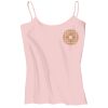 Juniors 1x1 Rib Spaghetti Strap Tank Thumbnail