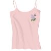 Juniors 1x1 Rib Spaghetti Strap Tank Thumbnail