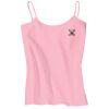 Juniors 1x1 Rib Spaghetti Strap Tank Thumbnail