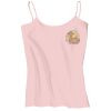 Juniors 1x1 Rib Spaghetti Strap Tank Thumbnail
