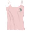 Juniors 1x1 Rib Spaghetti Strap Tank Thumbnail