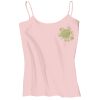 Juniors 1x1 Rib Spaghetti Strap Tank Thumbnail