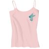 Juniors 1x1 Rib Spaghetti Strap Tank Thumbnail