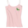Juniors 1x1 Rib Spaghetti Strap Tank Thumbnail