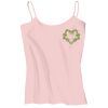 Juniors 1x1 Rib Spaghetti Strap Tank Thumbnail