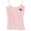 Juniors 1x1 Rib Spaghetti Strap Tank Thumbnail