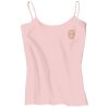 Juniors 1x1 Rib Spaghetti Strap Tank Thumbnail