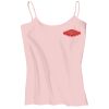 Juniors 1x1 Rib Spaghetti Strap Tank Thumbnail