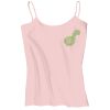 Juniors 1x1 Rib Spaghetti Strap Tank Thumbnail