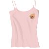Juniors 1x1 Rib Spaghetti Strap Tank Thumbnail